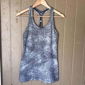 lululemon athletica Black and White Muscle Tee